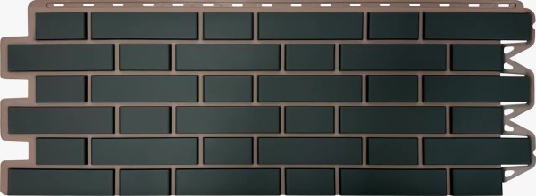 Фасадная панель Альта-Профиль, Кирпич Клинкерный, Графит купить в Наро-Фоминске