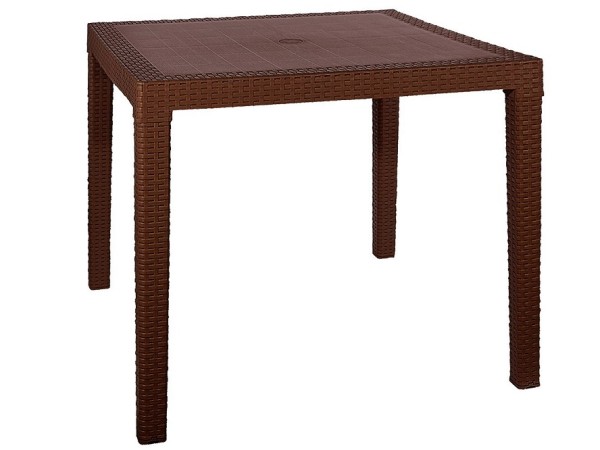Стол квадратный FIJI Quatro Table Коричневый купить в Наро-Фоминске