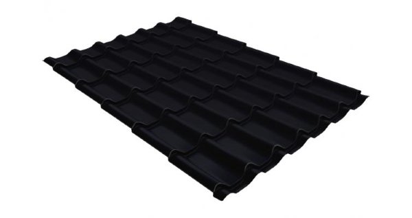 Металлочерепица классик GL 0,5 Velur20 RAL 9005 черный купить в Наро-Фоминске