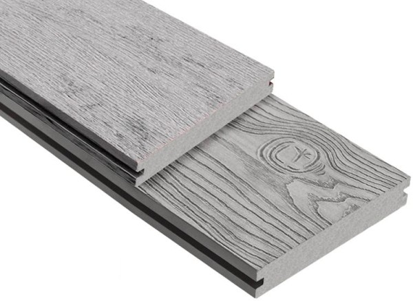 Террасная доска ДПК Outdoor 3D полнотелая STORM/OCEAN GREY серая микс купить в Наро-Фоминске