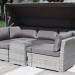 Диван-Трансформер AFINA плетеный из иск. ротанга AFM-320G Grey купить в Наро-Фоминске
