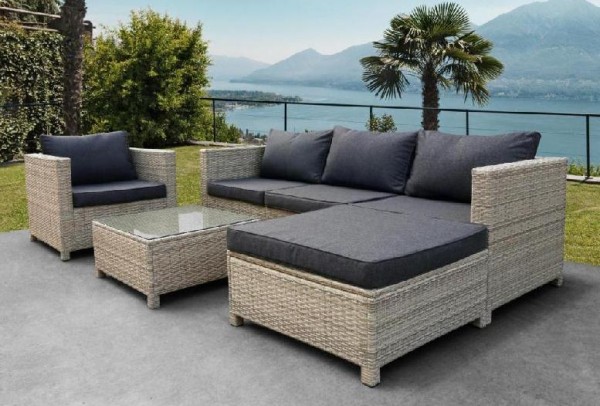 Комплект мебели AFINA плетеной из иск. ротанга YR821G Grey/Grey купить в Наро-Фоминске
