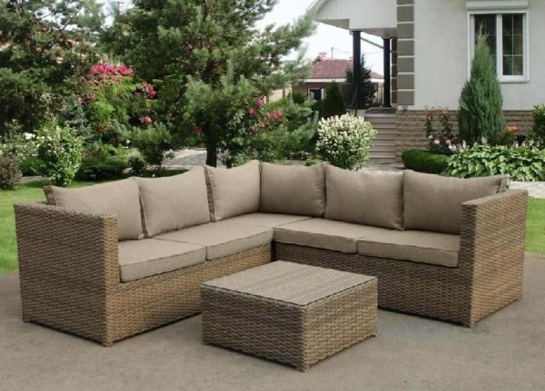 Комплект мебели AFINA плетеной из иск. ротанга YR825B Beige купить в Наро-Фоминске