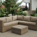 Комплект мебели AFINA плетеной из иск. ротанга YR825B Beige купить в Наро-Фоминске