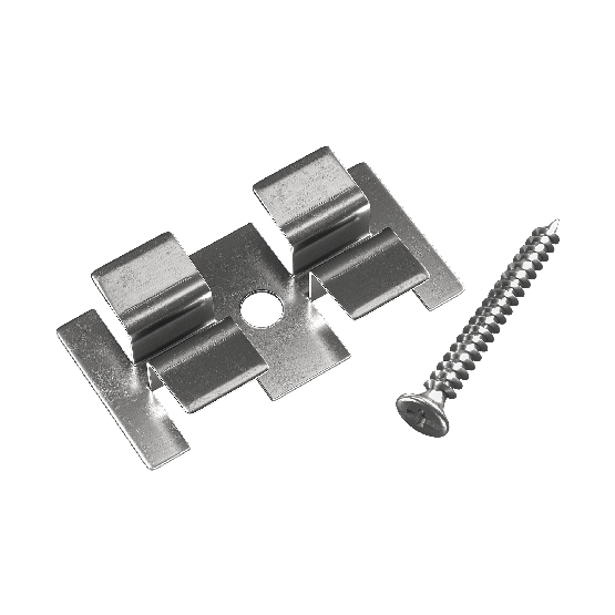 Клипса с саморезом, Grinder шовный монтаж 5 mm купить в Наро-Фоминске