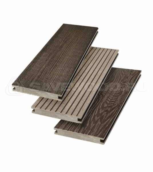 Террасная доска SW Fraxinus (R) полнотелая «SaveWood» Темно-коричневый купить в Наро-Фоминске