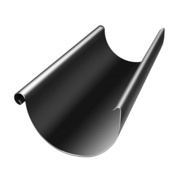 Водосток Grand Line 125x90 – Желоб 3м RAL 9005 купить в Наро-Фоминске