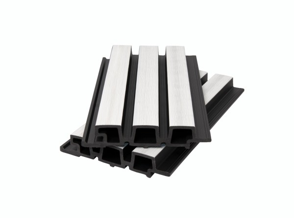 Фасадная панель брусковая двухцветная co-extrusion, white купить в Наро-Фоминске