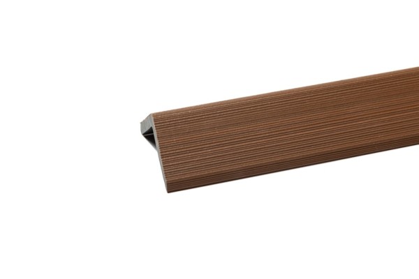 Уголок торцевой Ecodecking Скай коэкструзия 45х45х3000 Тик купить в Наро-Фоминске