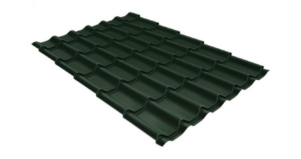 Металлочерепица классик 0,5 Satin RR 11 темно-зеленый купить в Наро-Фоминске