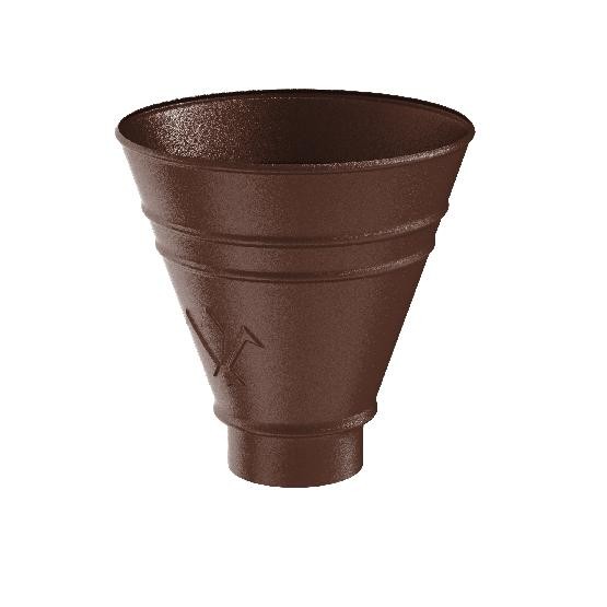 Водосток Aquasistem, Система 150/100 - Воронка водосборная круглая RAL 8017 Коричневый matt купить в Наро-Фоминске